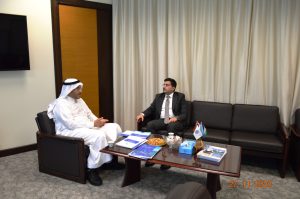 الأمين العام للهيئة يستعرض جهود وبرامج الهيئة مع نائب وزير البيئة بالجمهورية اليمنية