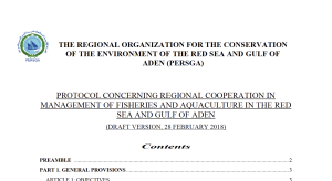 Protocol Concerning Regional Cooperation in Management of Fisheries and aquaculture in the Red Sea and Gulf of Aden